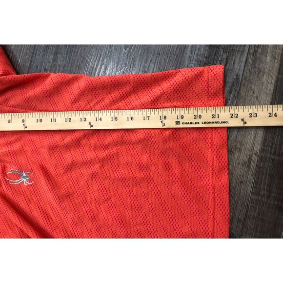 Spyder Womens Large Coral 1/4 Zip Long Sleeve Pullover - Picture 6 of 6